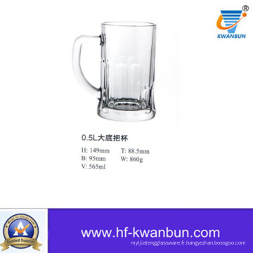 Haute qualité Verre Bière Mug Wigh Bon Prix Kb-Hn01196